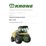 Krone BiG X 1180 (BX404-60) Mode d'emploi
