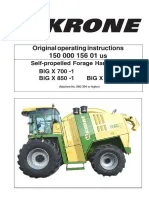 Krone BiG X 500/650/800/1000 Mode d'emploi | Fixfr