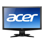 Acer G185H Monitor Guide de d&eacute;marrage rapide
