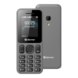 Denver FAS-1806 GSM feature phone Manuel utilisateur | Fixfr