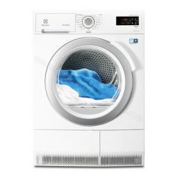 Electrolux EDH3989TDW Manuel du propriétaire | Fixfr