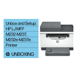 HP LaserJet MFP M232-M237 Printer series Manuel utilisateur | Fixfr