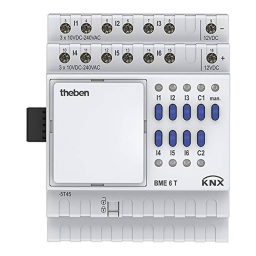 THEBEN BME 6 T KNX Fiche technique | Fixfr