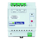 Leviton 110A00-1 Omni-Bus Dimmer DIN Rail Module Mode d'emploi