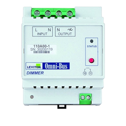 Leviton 110A00-1 Omni-Bus Dimmer DIN Rail Module Mode d'emploi | Fixfr