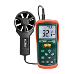 Extech Instruments AN100 CFM/CMM Mini Thermo-Anemometer Manuel utilisateur