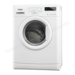 Whirlpool AWOD 8245 Washing machine Manuel utilisateur | Fixfr