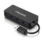 Aluratek AUH1304F 4-Port USB 3.0 SuperSpeed Hub Guide de d&eacute;marrage rapide