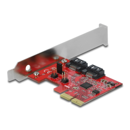 DeLOCK 90406 2 port SATA PCI Express Card Fiche technique | Fixfr
