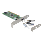 DeLOCK 89238 PCI Card &gt; 1x external Power Over eSATA 5V/12V 1x internal SATA Fiche technique