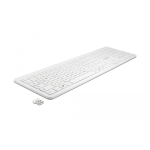 DeLOCK 12014 USB Keyboard 2.4 GHz wireless white (flat) Fiche technique