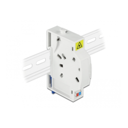 DeLOCK 85922 Optical Fiber Connection Box for DIN Rail 2 x SC Simplex or LC Duplex Fiche technique | Fixfr
