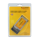 DeLOCK 61618 PCMCIA adapter CardBus to 2x eSATA Manuel utilisateur