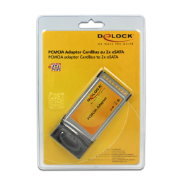 DeLOCK 61618 PCMCIA adapter CardBus to 2x eSATA Manuel utilisateur | Fixfr