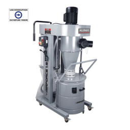 King Canada KC-4045C/KDCF-3500 Dust Collector with canister filter 220 volt Manuel utilisateur | Fixfr
