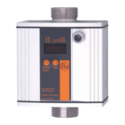 IFM SU8200 Ultrasonic flow meter Mode d'emploi | Fixfr