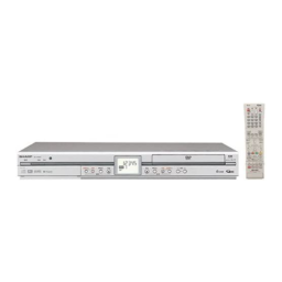SHARP DV-HR480F, DV-HR450F, DV-HR400F : Mode d'emploi + IA | Fixfr