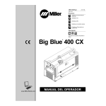 Miller BIG BLUE 400 CX CE Manuel utilisateur