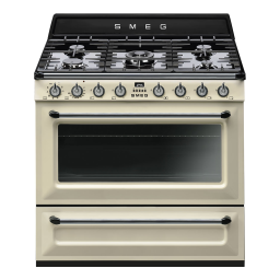 Smeg TR90P9 Victoria Cuisinière mixte Manuel du propriétaire | Fixfr