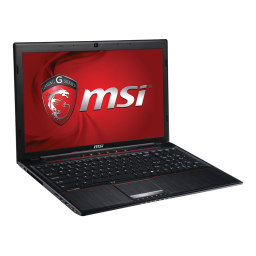 MSI GP60 2OD-410XFR Manuel utilisateur | Fixfr