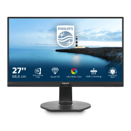 Philips B-LINE 272B7QUPBEB BLACK Moniteur PC Manuel du propriétaire | Fixfr