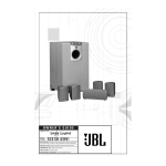 JBL SCS 138 TRIO (220-240V) Manuel utilisateur