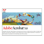 Adobe Reader 5.0 Mode d'emploi