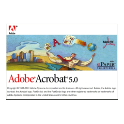 Adobe Reader 5.0 Mode d'emploi | Fixfr