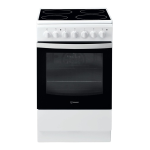 Indesit IS5V8CCW/E Cooker Manuel utilisateur