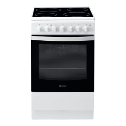 Indesit IS5V8CCW/E Cooker Manuel utilisateur | Fixfr