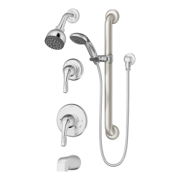 Symmons 9603-PLR-TRM-STN Origins Temptrol 1-Handle Shower Faucet Trim Kit in Satin Nickel (Valve Not Included) spécification | Fixfr