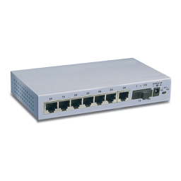 Trendnet TE100-S81FX Manuel utilisateur | Fixfr