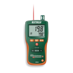 Extech Instruments MO290 Pinless Moisture Psychrometer   IR Manuel utilisateur