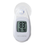 AcuRite Digital Window Thermometer Manuel utilisateur