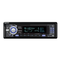 Clarion DXZ668RMP Car Stereo System Manuel utilisateur | Fixfr