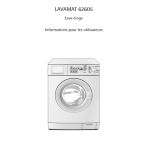 Aeg-Electrolux LAV62605 Manuel utilisateur