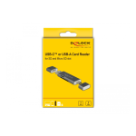 DeLOCK 91499 Card Reader USB Type-C&trade; / USB 3.1 Gen 1 Type-A &gt; SD / MMC + Micro SD Fiche technique