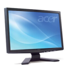 Acer X193W Monitor Guide de d&eacute;marrage rapide