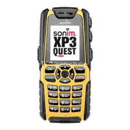 Sonim XP3.20 Quest Pro Manuel utilisateur | Fixfr