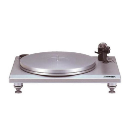 Thorens TD 810 Manuel utilisateur | Fixfr