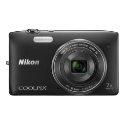 Nikon COOLPIX S3400 Manuel utilisateur | Fixfr