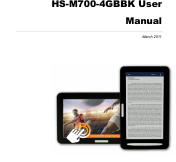 Hip Street HS-M700 4GBBK Mode d'emploi | Fixfr