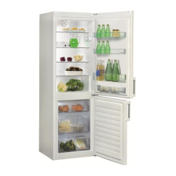 Whirlpool WBE3415 W Fridge/freezer combination Manuel utilisateur | Fixfr