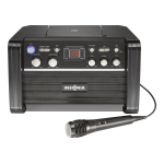 Insignia NS-KP01 CD+G Portable Karaoke System Guide d'installation rapide