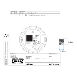 IKEA of Sweden AB FHO-E1526 Gateway Manuel utilisateur | Fixfr