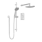 Keeney KIT-UNI140TSCP Universal Polished Chrome 2-handle Shower Faucet Manuel utilisateur