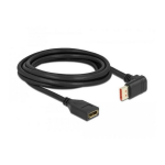 DeLOCK 87093 DisplayPort extension cable male 90&deg; downwards angled to female 8K 60 Hz 3 m Fiche technique