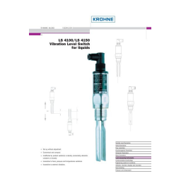KROHNE LS 4100 Manuel du propriétaire | Fixfr