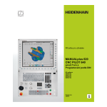 HEIDENHAIN MP620/CP640 (548431-07/68894x-07) smart.Turn/DIN CNC Control Manuel utilisateur