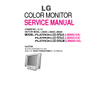 FLATRON LCD 575LE: Manuel d'utilisation + IA